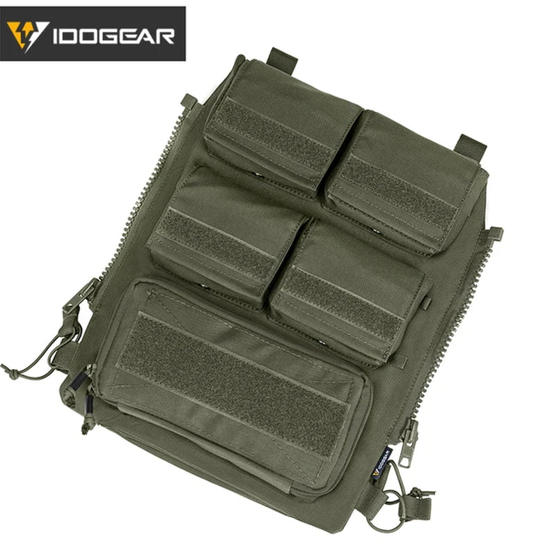 Tactical Pouch Bag Zip on Panel Modular Backpack for Plate Carrier W/ Mag Pouch for AVS JPC2.0 CPC Vest 3573