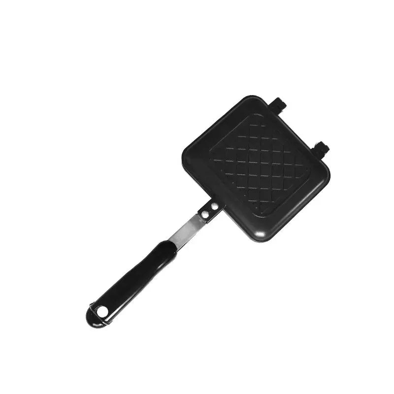 Gas Non-Stick Sandwich Maker Iron Bread Toast Breakfast Machine Waffle Pancake Baking Barbecue Oven Mold Mould Grill Frying Pan