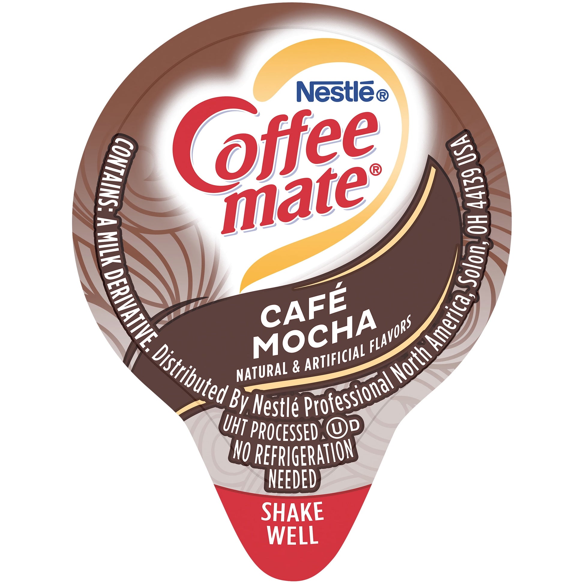 NESTLE Coffee Mate Coffee Creamer Café Mocha Flavor, Liquid Creamer Singles, 0.375 Fl. Oz., 200 Count