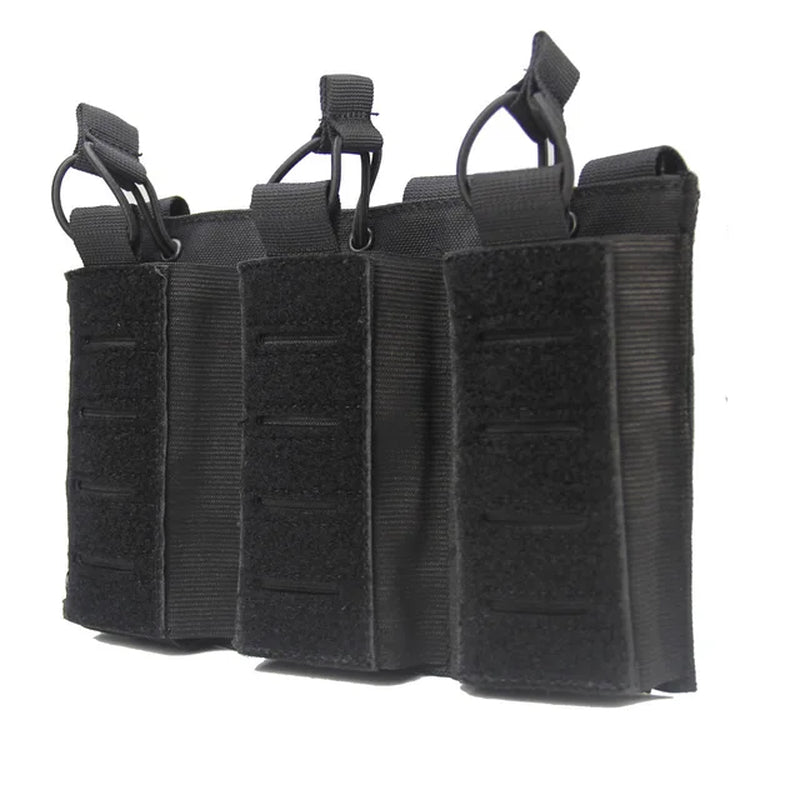 Tactical Triple Magazine Ammo Bag Camo Vest Molle Accessories Sundance Bag AK M4 Storage Bag Intercom Bags Hunting Gear Package