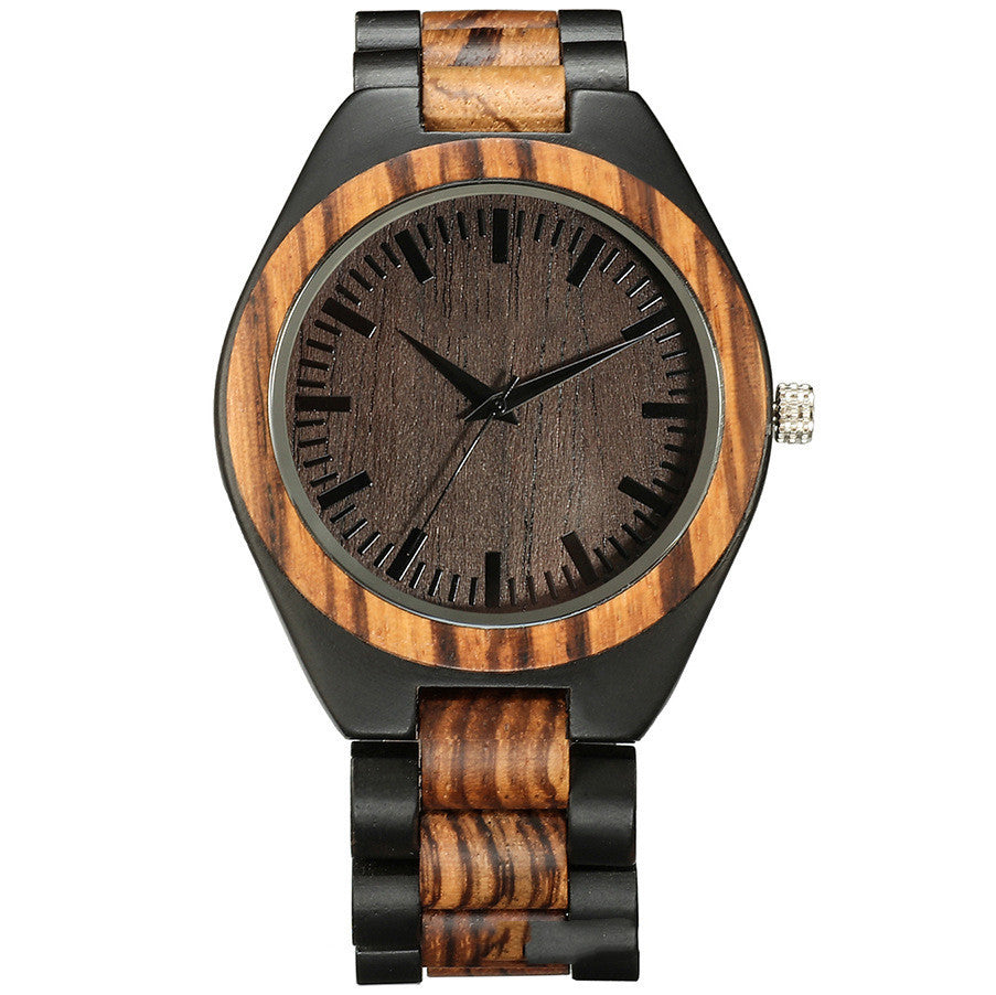 Wooden Quartz Men's Watch