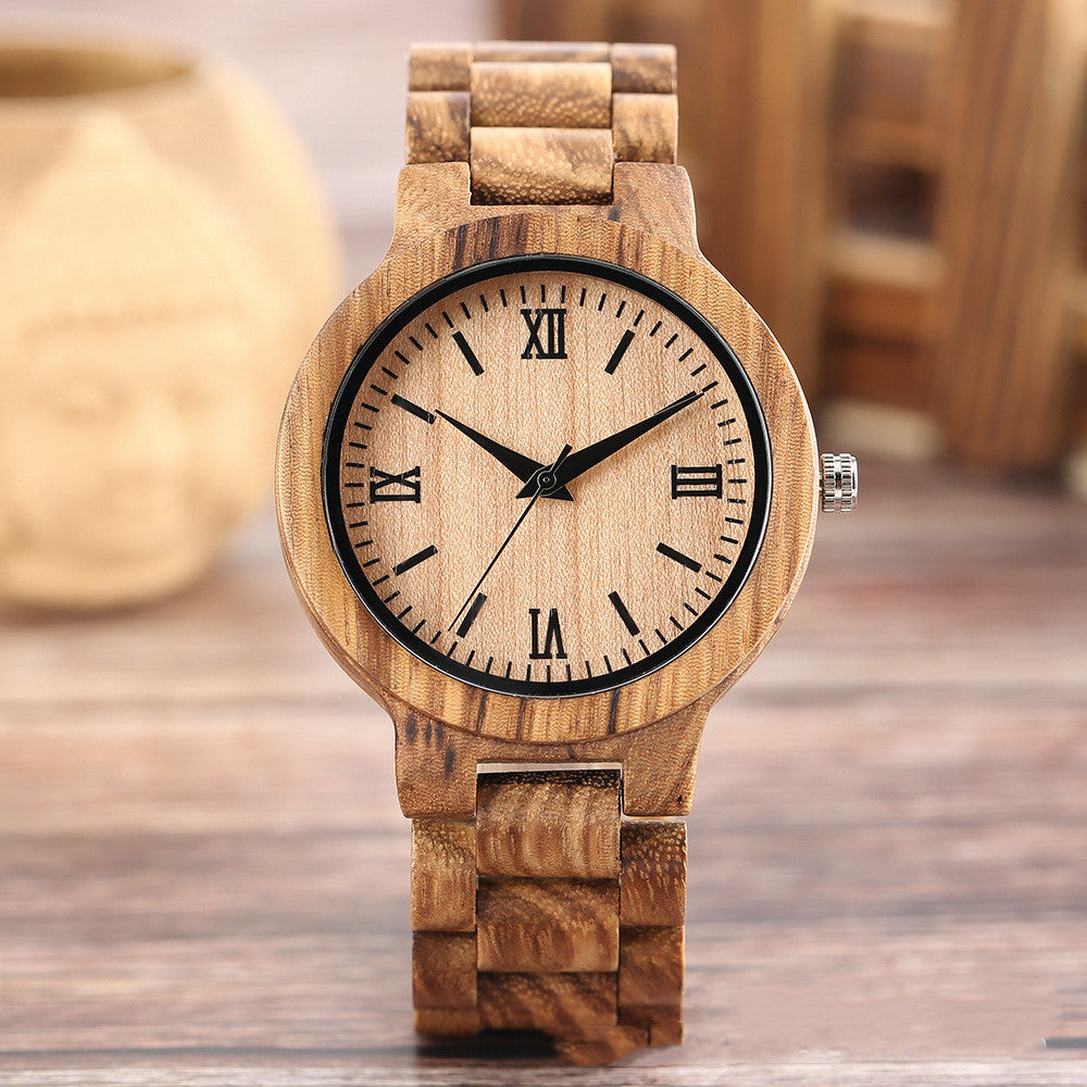 Wooden Quartz Men's Watch