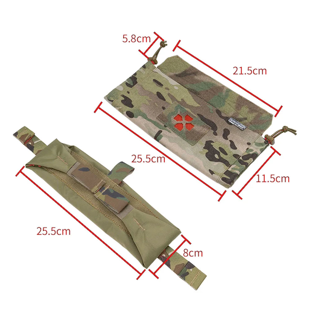 Tactical Chest Medical Bag Roll 1 Trauma Pouch Medical Pouch IFAK First Aid Kit Pouch Camo TP8507