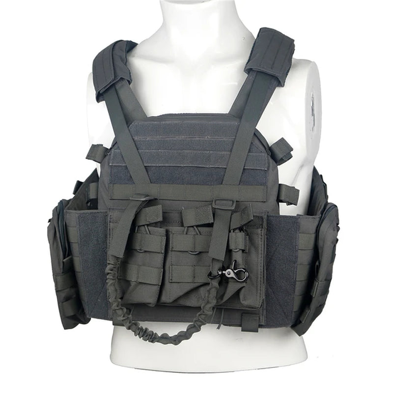 Tactical Vest Outdoor Hunting Plate Carrier Protective Adjustable Vest Airsoft Carrier Combat Equipment