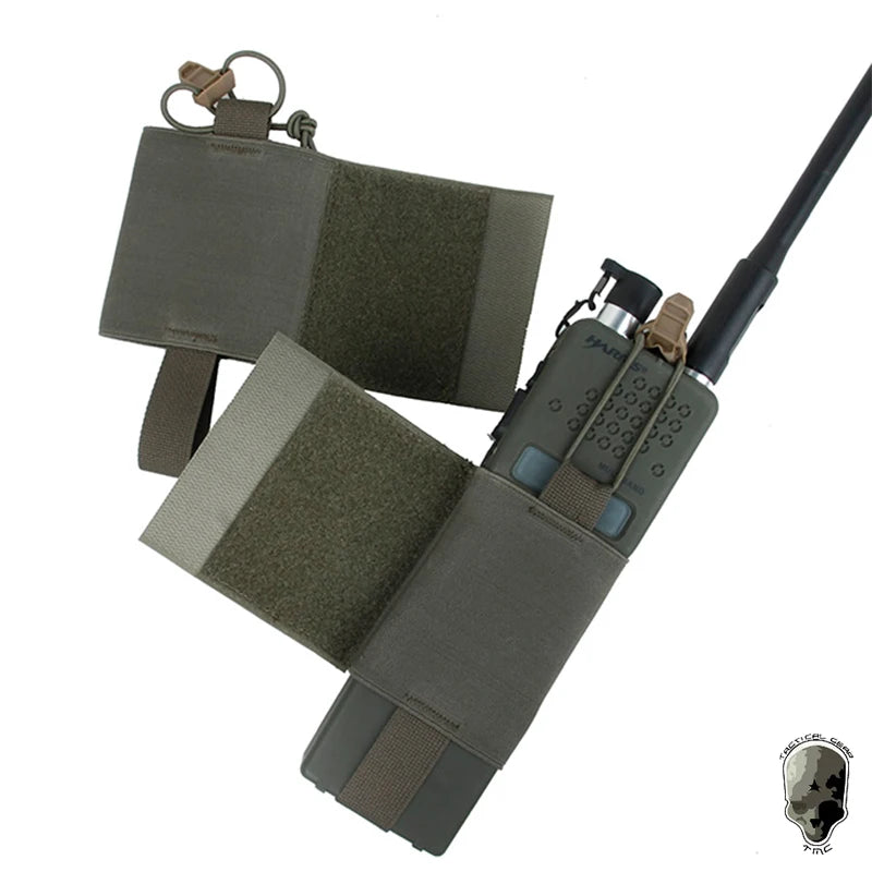 TMC Tactical Radio Pouch 2PCS Portable Walkie Talkie Holder Bag Elastic Vest Inner Accessory Storage Pouch 3551