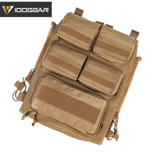 Tactical Pouch Bag Zip on Panel Modular Backpack for Plate Carrier W/ Mag Pouch for AVS JPC2.0 CPC Vest 3573