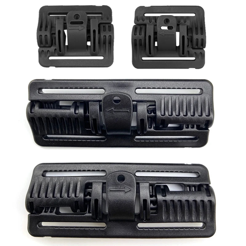 Tactical 2Pcs Tactical Vest Quick Release Buckle Slider MOLLE Strip Module Strip Buckle