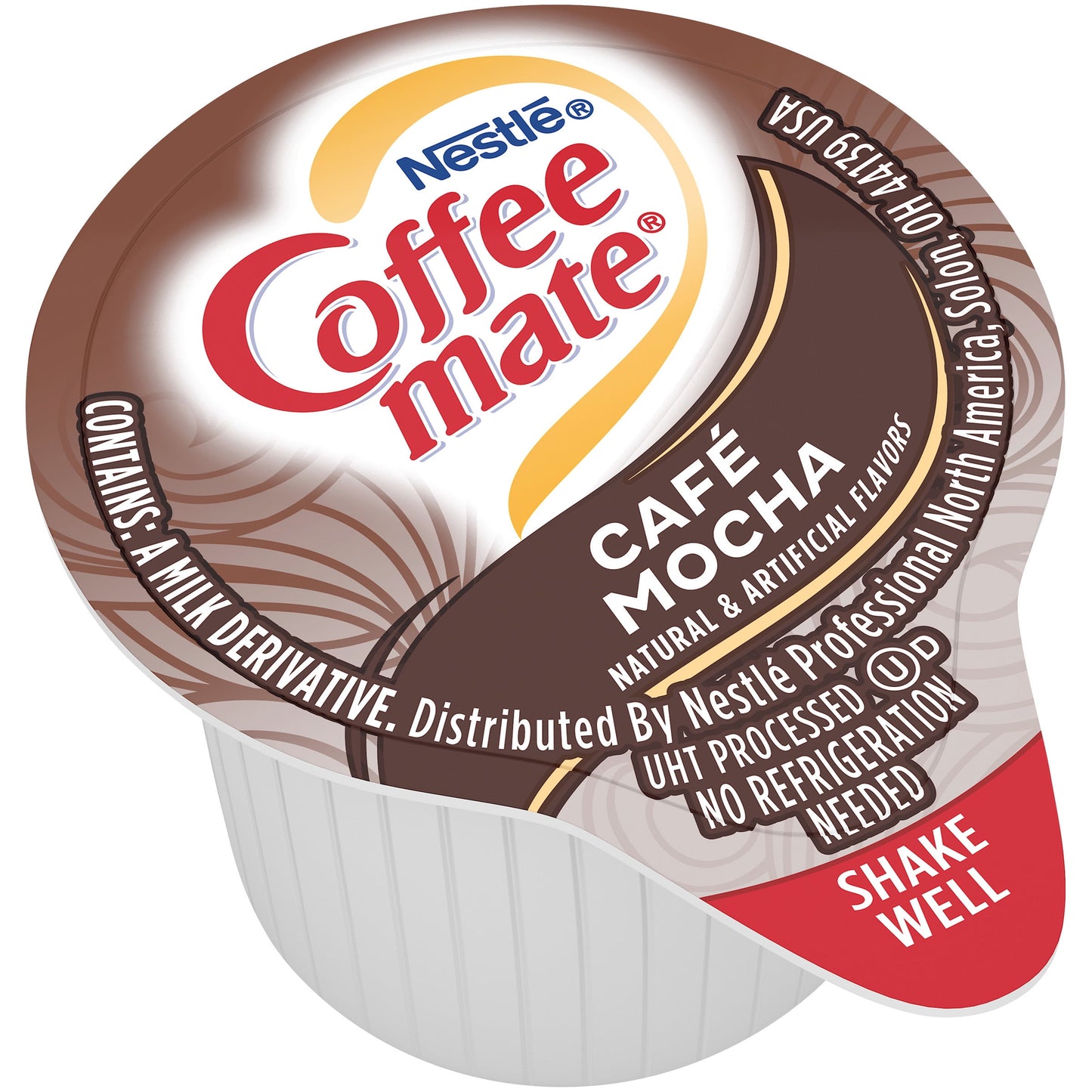 NESTLE Coffee Mate Coffee Creamer Café Mocha Flavor, Liquid Creamer Singles, 0.375 Fl. Oz., 200 Count