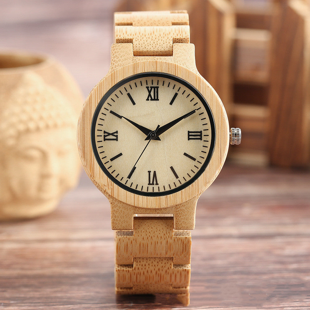 Wooden Quartz Men's Watch