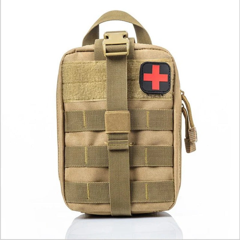 Medical Tourniquet + Rip Away IFAK Bag Combat Outdoors Emergency Medical First Aid Equipment One-Handed Tourniquet