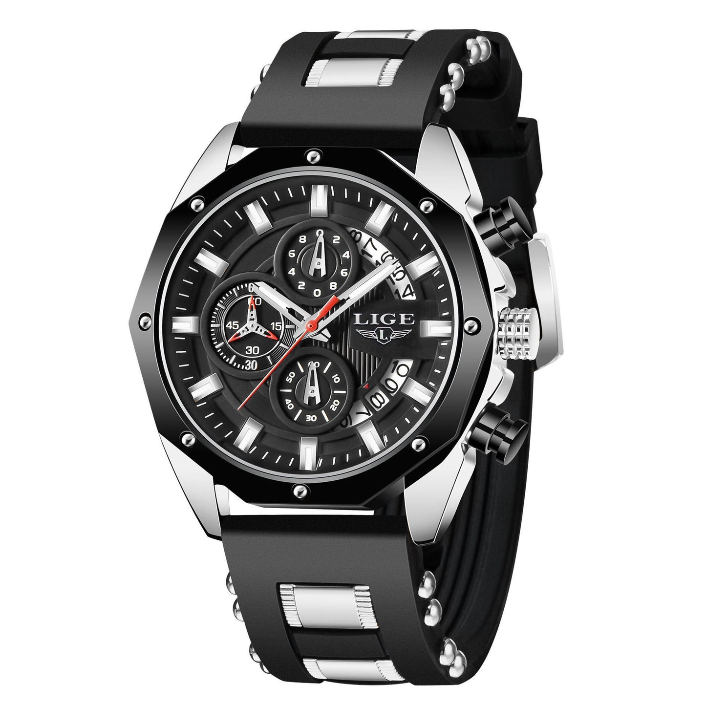 Men Luxury Silicone Sport Watch