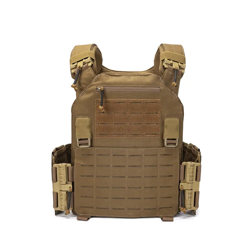 1000D Nylon Chaleco Tactico Vest Ranger-Green Tactical Gear 25X30Cm Plate Carrier Molle Tactical Vest for Outdoor Hunting