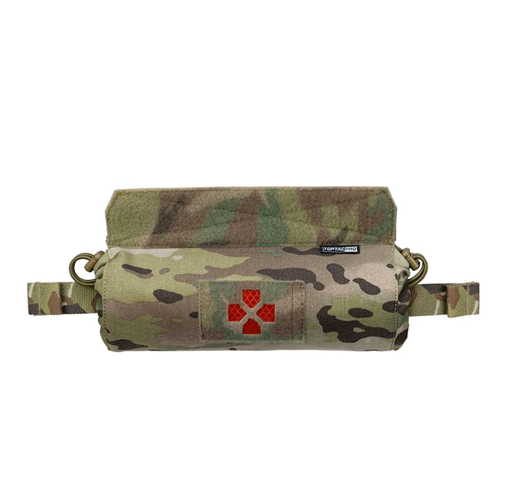 Tactical Chest Medical Bag Roll 1 Trauma Pouch Medical Pouch IFAK First Aid Kit Pouch Camo TP8507